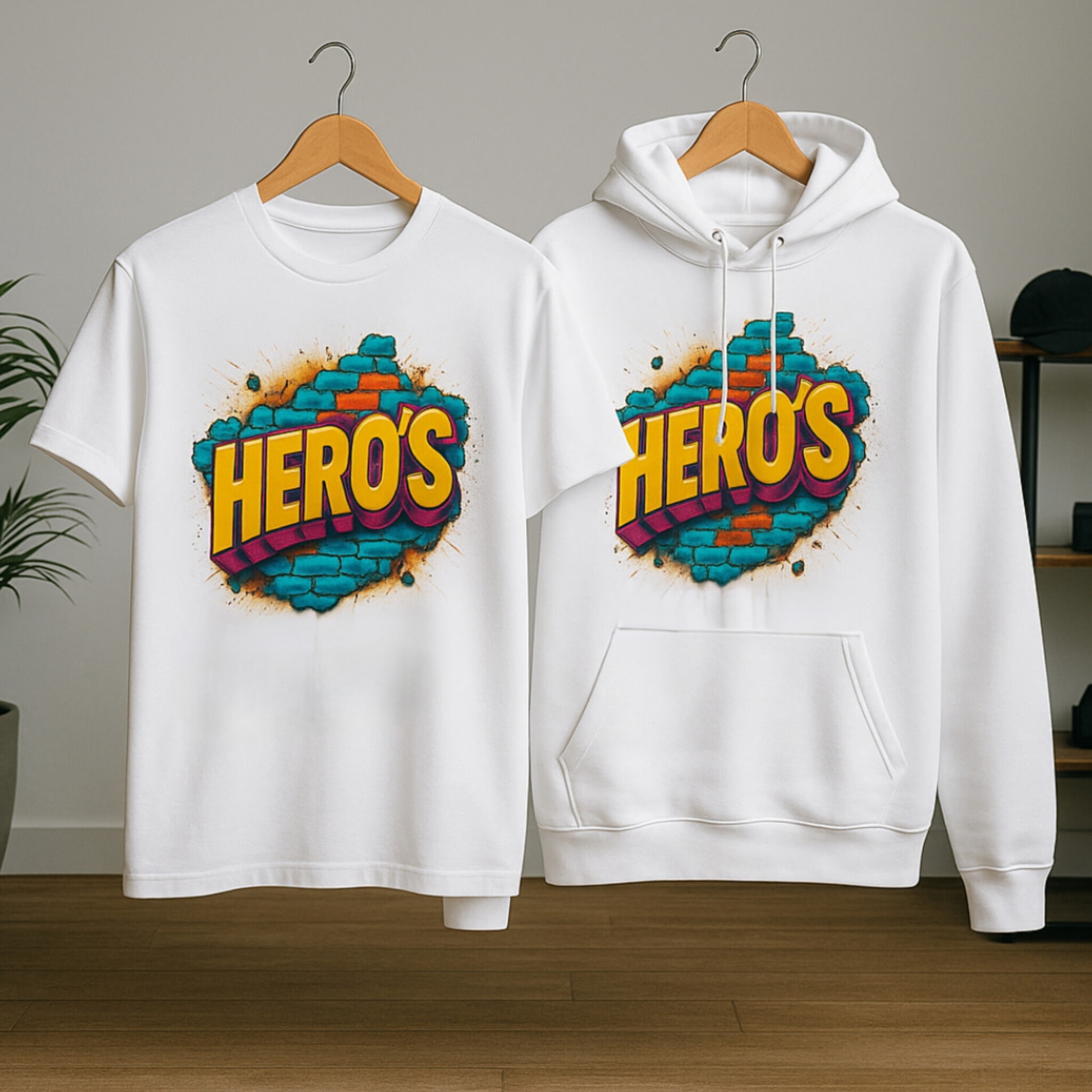 Heroes Classic White Tee